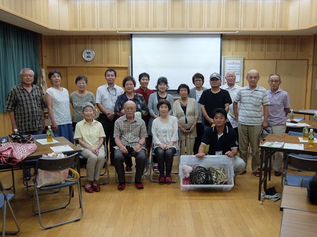 今回の出前講座の参加者