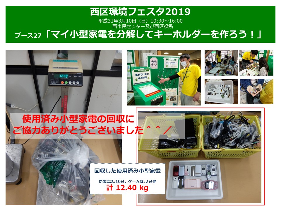 当日回収した小型家電