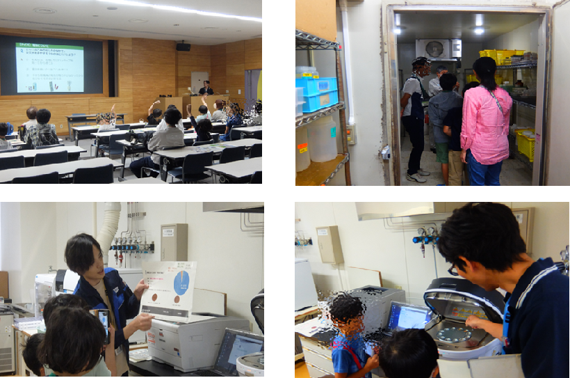 施設見学ツアーの様子