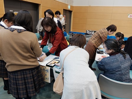 古布でポケットティッシュカバー作り