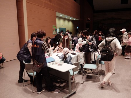 エコバック作り　お名前タグ作り