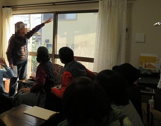 モニター宅見学の様子２