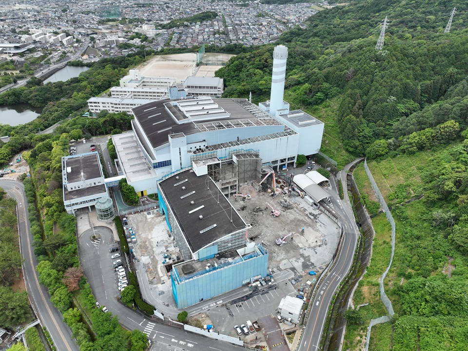 2026年5月22日敷地北側からの航空写真