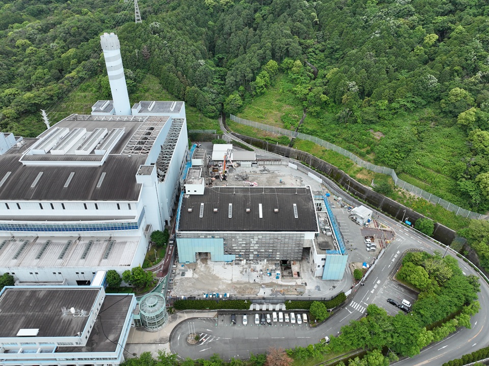 2026年5月22日敷地北東側からの航空写真