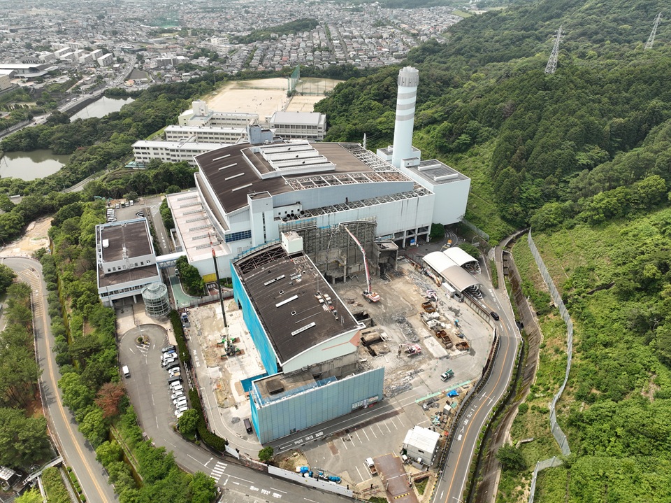 2026年6月5日敷地北側からの航空写真