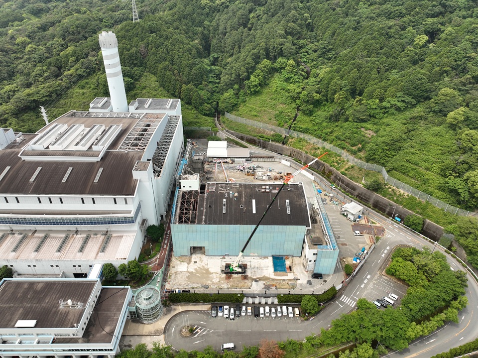 2026年6月5日敷地北東側からの航空写真