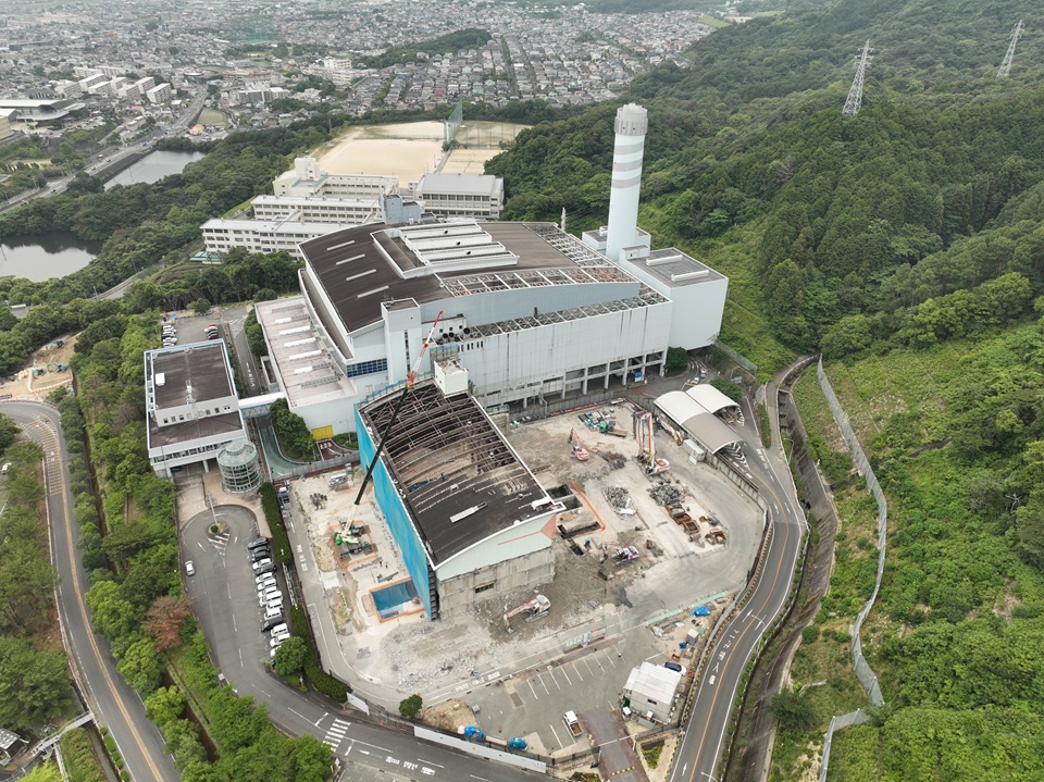 2026年6月19日敷地北側からの航空写真