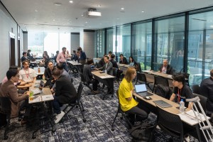 ラーメンテック商談の様子