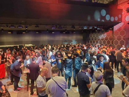 ラーメンテックオープニングナイトの様子