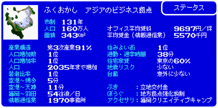 「福岡市の魅力」ページのメインビジュアル