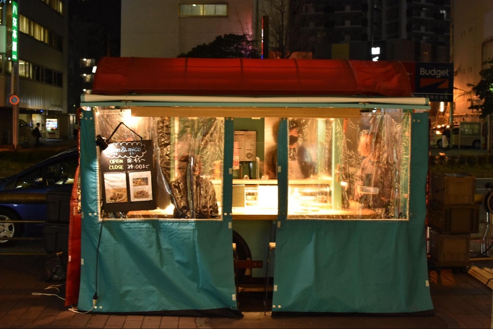 久保田さんの屋台の外観写真