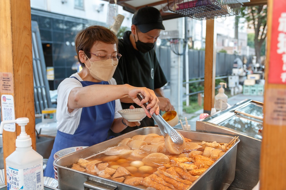 写真：屋台営業の様子