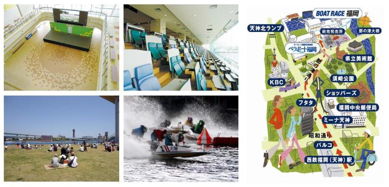 場内の様子や地図の画像