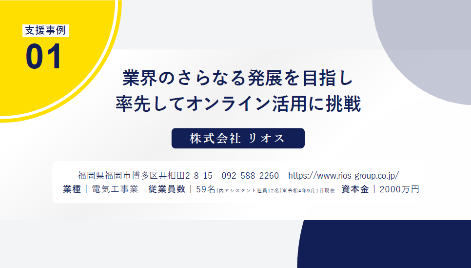 令和4年度支援事例01 株式会社リオス