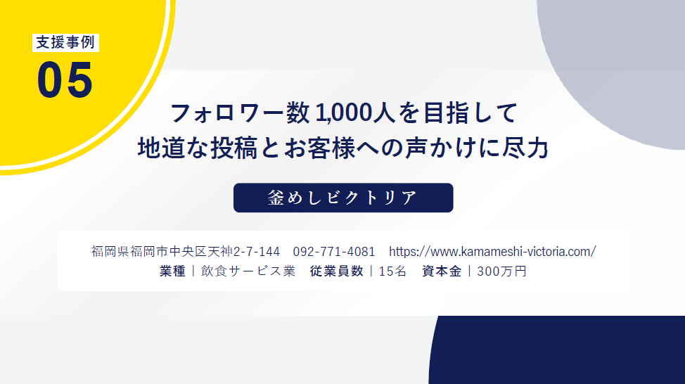 令和4年度支援事例05　釜めしビクトリア