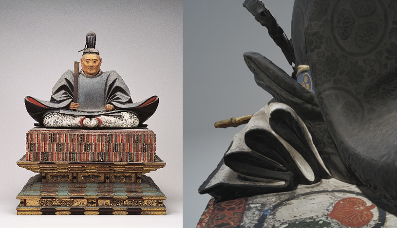 木造東照権現坐像の写真