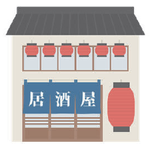 居酒屋のイメージイラスト