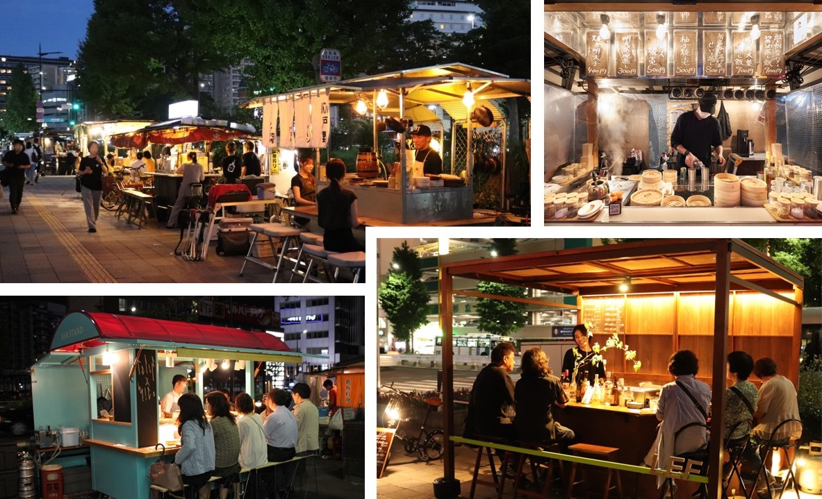 公募屋台の写真