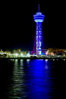 博多ポートタワーライトアップ