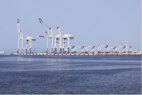 平成25年頃の国際コンテナターミナル