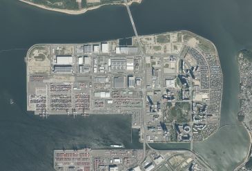 令和6年のアイランドシティ空撮写真。現在のアイランドシティの姿