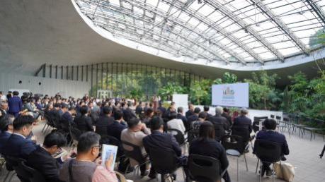 アイランドシティまちびらき２０周年記念式典の様子