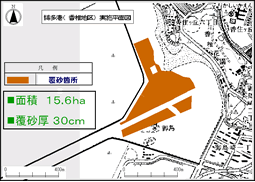 画像：覆砂箇所