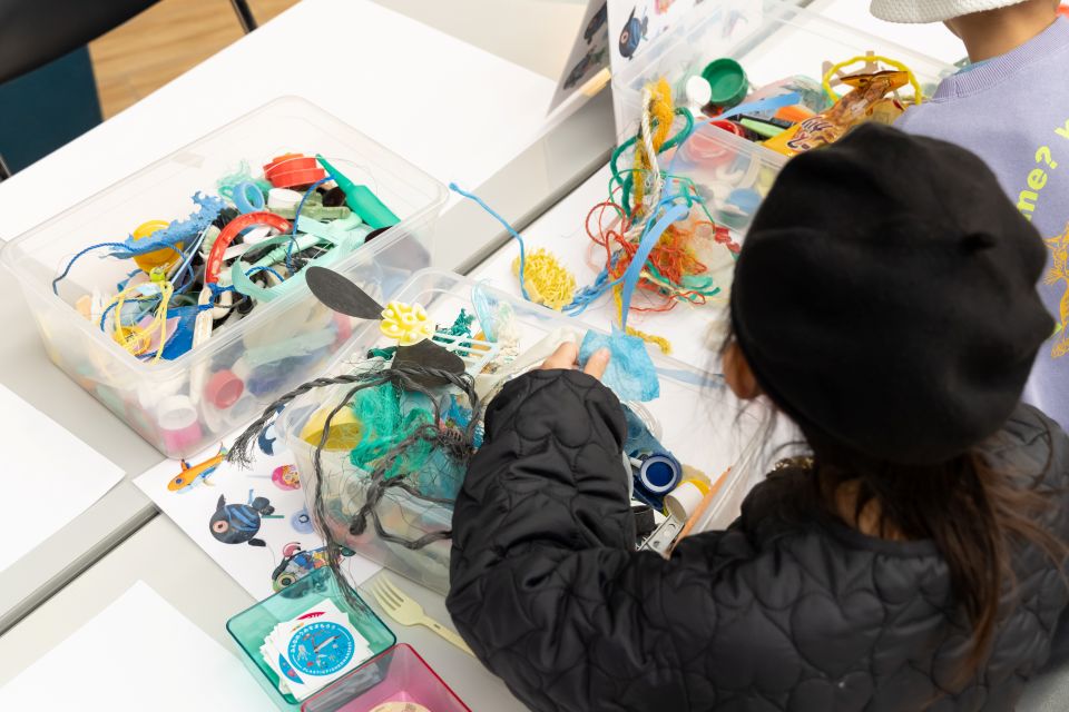 プラスチックフィッシャーマンの様子