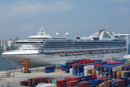 ゴールデン・プリンセスの全景写真