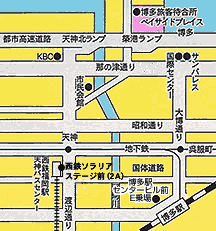 博多旅客待合所の地図