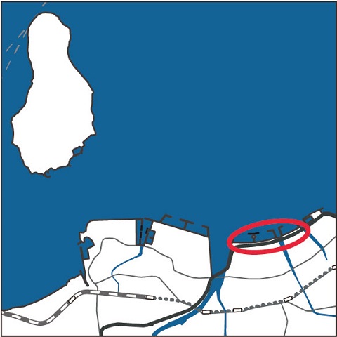シーサイドももち海浜公園の地図