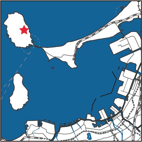 潮見公園の地図