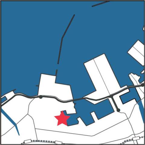 福岡船だまりの地図