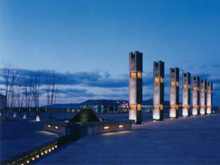 シーサイドももち海浜公園の夜景の写真