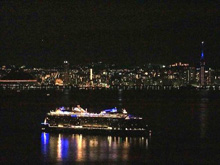 潮見公園の夜景の写真