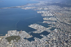 荒津地区～アイランドシティ（西側から撮影）