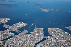 東防波堤・中央ふ頭・中央航路