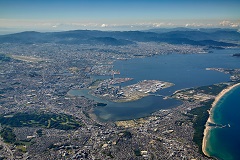 アイランドシティ 全体（北東側から撮影）