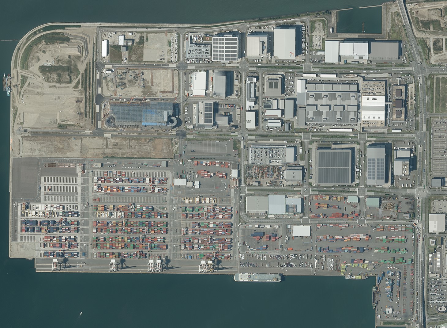 アイランドシティの航空写真