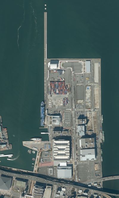 中央ふ頭航空写真