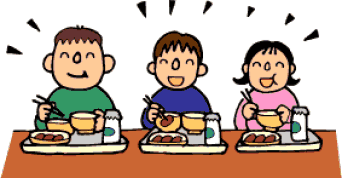 楽しい給食時間のイメージ