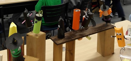 ハロウィン飾りの写真