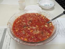 第1ブロックの完成した料理