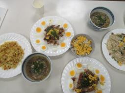 第4ブロックの完成した料理