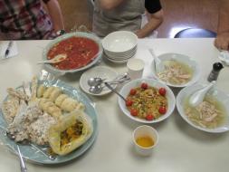 第2ブロックの完成した料理