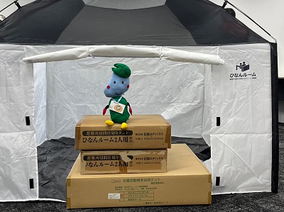 防災用テントの写真