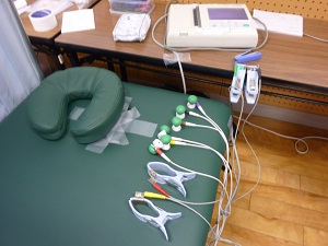 心電図検査の写真