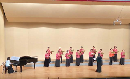 合唱のつどいのステージ写真