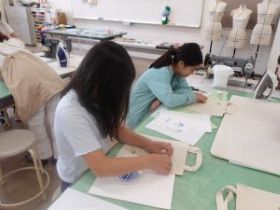 2024年のこども大学の写真（香蘭女子短期大学）