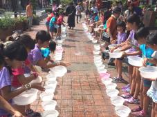 楽しかおおはし打ち水2014年7月撮影